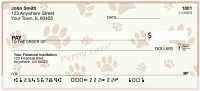 Dog Paw Prints Personal Checks | BAP-90