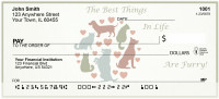Dogs - Cats - Hearts Personal Checks | BAP-91