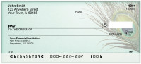 Shabby Chic Peacock Feathers Personal Checks | BAP-93