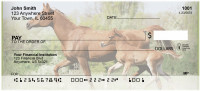 Baby Horses with Moms Personal Checks | BAQ-86