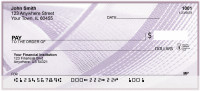 Purple Abstracts Personal Checks | BAQ-93