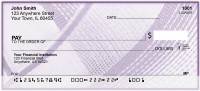Purple Ribbon Personal Checks | BAQ-97