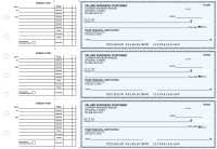 Blue Safety Accounts Payable Business Checks | BU3-BLU01-DED