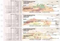 Italian Cuisine Multi Purpose Designer Business Checks | BU3-CDS05-DEP