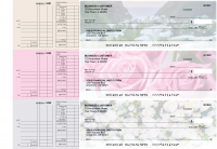 Florist Multi Purpose Designer Business Checks | BU3-CDS11-DEP