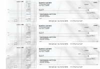 Marble Multi Purpose Designer Business Checks | BU3-CDS20-DEP