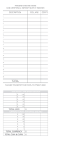 Classic Deposit Slips Style 6 | DEP-BDL06