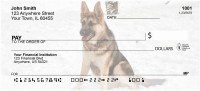 German Shepherds Personal Checks | DOG-01