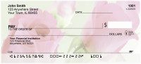 Pink Roses Personal Checks | FLO-40