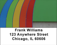 Rainbow Road Address Labels | LBABS-02