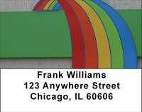 Rainbow Road Address Labels | LBABS-02