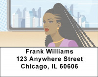 African Beauty Address Labels | LBAFR-16