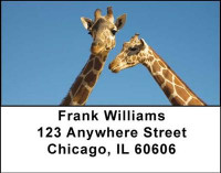 Giraffes Address Labels | LBANI-27