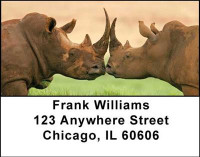 Rhinos Address Labels | LBANI-35