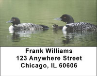 A Loon-ee Family Address Labels | LBANJ-03