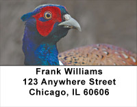 Pheasants In Winter Address Labels | LBANJ-57