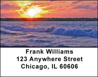 Sunsets Over Water Address Labels | LBBAA-86