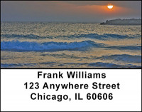 Sunsets Over Water Address Labels | LBBAA-86