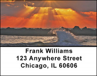 Sunsets Over Water Address Labels | LBBAA-86