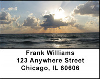 Sunsets And Beaches Address Labels | LBBAA-87