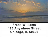 Sunsets And Beaches Address Labels | LBBAA-87