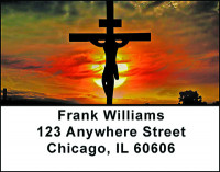 Jesus And Crosses Address Labels | LBBAB-13