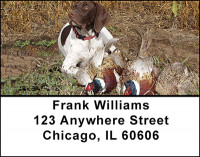 German Short-Haired Pointer Address Labels | LBBAB-30