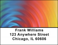 Rainbow Vibrations Address Labels | LBBAB-33
