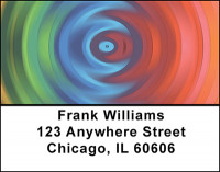 Rainbow Vibrations Address Labels | LBBAB-33