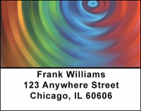 Rainbow Vibrations Address Labels | LBBAB-33