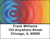 Rainbow Vibrations Address Labels | LBBAB-33