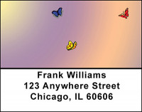 Butterfly Symmetry Address Labels | LBBAB-34