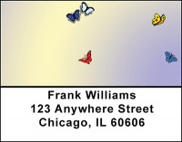 Butterfly Symmetry Address Labels | LBBAB-34