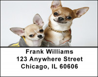 Playful Chichuahuas Address Labels | LBBAB-38