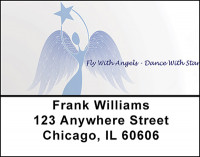 Fly With Angels Address Labels | LBBAB-44