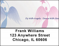 Fly With Angels Address Labels | LBBAB-44