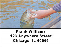 Bass Fishing Success Address Labels | LBBAB-55