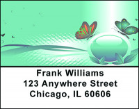 Butterfly Abstracts Address Labels | LBBAB-73