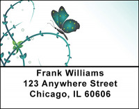 Plants and Butterflies Address Labels | LBBAB-75