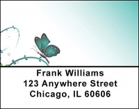 Plants and Butterflies Address Labels | LBBAB-75