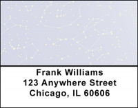 Celestial Sun and Moon with Stars Address Labels | LBBAB-81