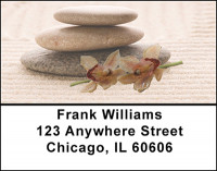 Meditation Zen Stones Address Labels | LBBAB-94