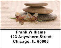 Meditation Zen Stones Address Labels | LBBAB-94