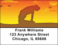 Yoga Style Address Labels | LBBAB-98
