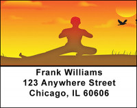 Yoga Style Address Labels | LBBAB-98