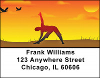 Yoga Style Address Labels | LBBAB-98
