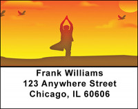 Yoga Style Address Labels | LBBAB-98