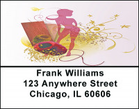 Women Fashion Abstract Address Labels | LBBAC-01