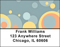 Abstract Circles and Dots Address Labels | LBBAC-08