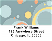 Abstract Circles and Dots Address Labels | LBBAC-08